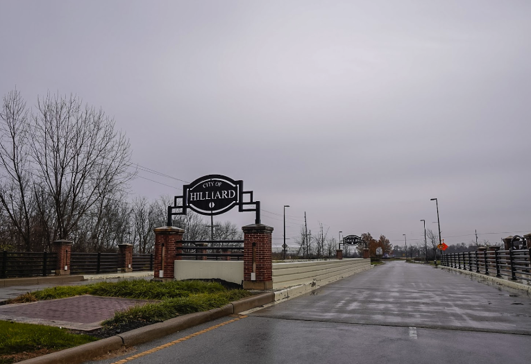 Hilliard, Ohio during a cloudy day.